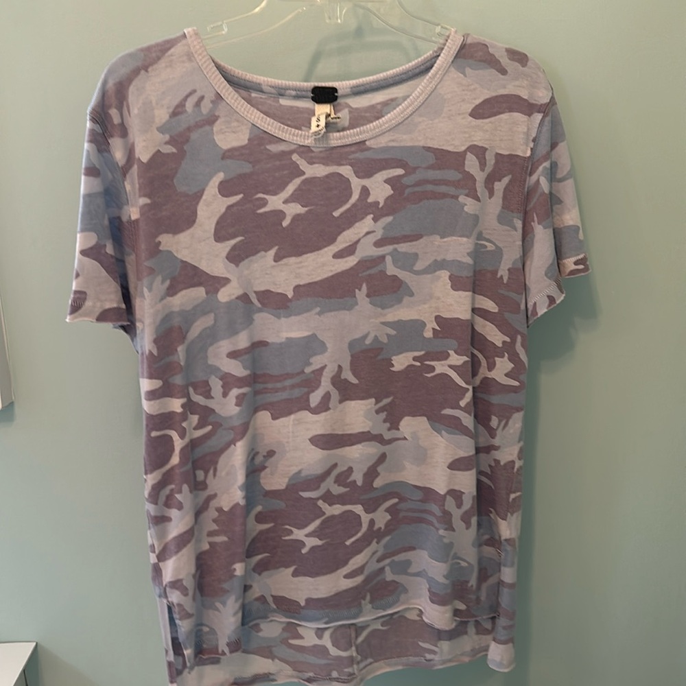Free People Camo T-Shirt